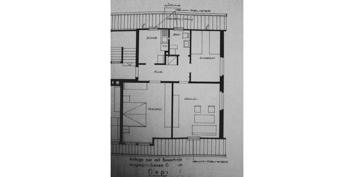 Dachgeschoßwohnung Gütersloh Avenwedde - 3 Zimmer, 67 m&sup2;, 549&euro; | Angebot:26564641