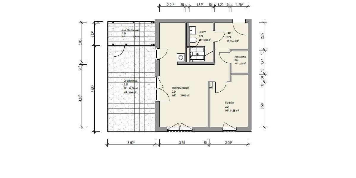 Einfamilienhaus Bad Harzburg - 2 Zimmer, 60 m&sup2;, 367&euro; | Angebot:26564247