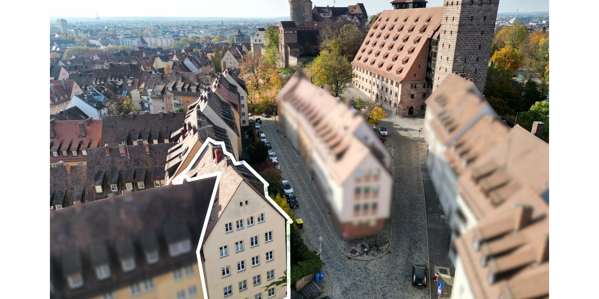 Etagenwohnung Nürnberg Sebald - 2 Zimmer, 47 m&sup2;, 800&euro; | Angebot:25915331