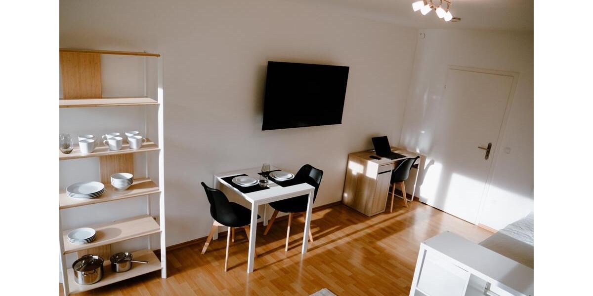 Helle möblierte Einzimmerwohnung (Perfekt für Pendler) 1 zimmer