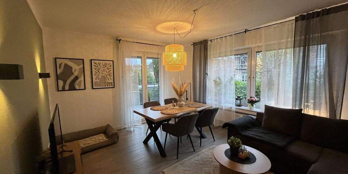 Etagenwohnung Ibbenbüren Stadt - 2 Zimmer, 61 m&sup2;, 615&euro; | Angebot:24132325