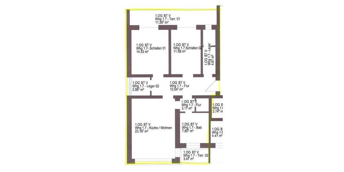 Etagenwohnung Plattling - 3 Zimmer, 92 m&sup2;, 890&euro; | Angebot:25985247