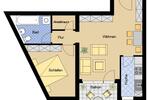 Etagenwohnung Wilsdruff - 2 Zimmer, 61 m&sup2;, 515&euro; | Angebot:25790184