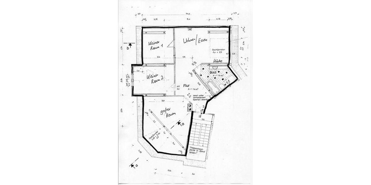 Dachgeschoßwohnung Erfurt Johannesvorstadt - 3 Zimmer, 95 m&sup2;, 740&euro; | Angebot:25539498