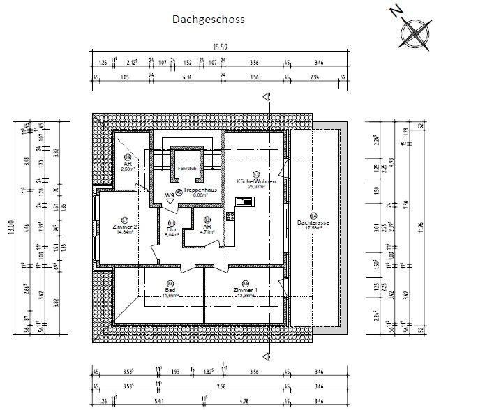 Dachgeschoßwohnung Kiel Friedrichsort - 3.5 Zimmer, 100 m&sup2;, 1.650&euro; | Angebot:26145907