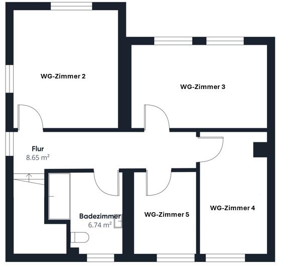 Etagenwohnung Lollar - 1 Zimmer, 20 m&sup2;, 250&euro; | Angebot:24418129