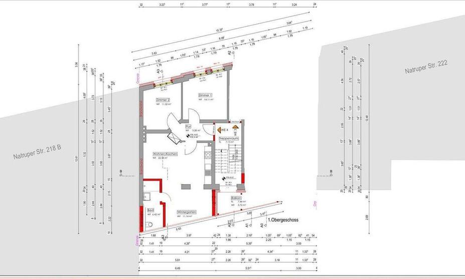 Erstbezug KfW-40-EE sanierte 3-Zimmer-Wohnung, zu sofort zimmer
