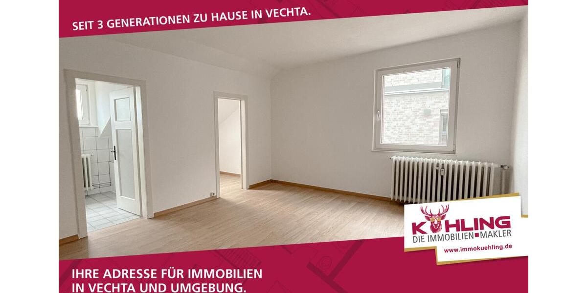 Dachgeschoßwohnung Diepholz - 4 Zimmer, 105 m&sup2;, 788&euro; | Angebot:24342134
