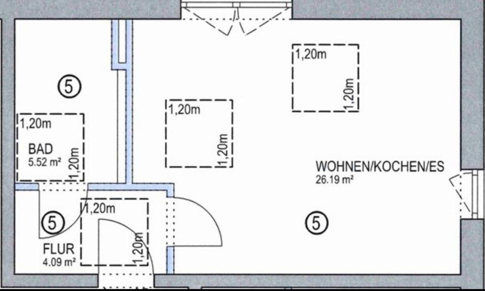Etagenwohnung Poing - 1 Zimmer, 36 m&sup2;, 1.100&euro; | Angebot:25922021