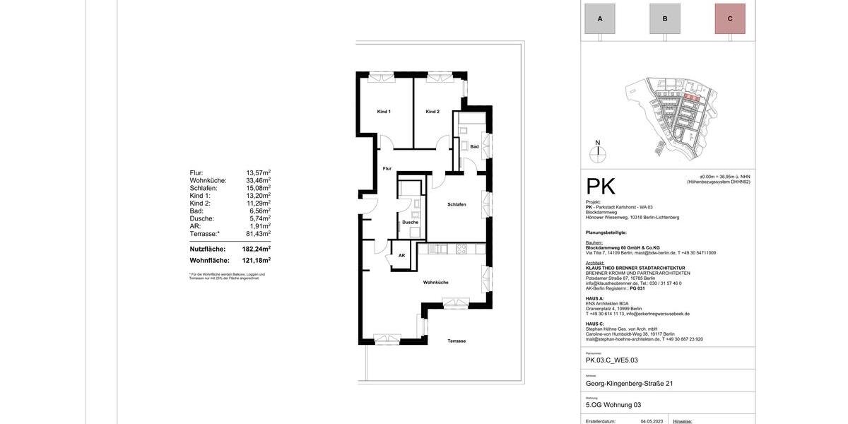 Dachgeschoßwohnung Berlin Lichtenberg - 4 Zimmer, 116 m&sup2;, 2.510&euro; | Angebot:26369516
