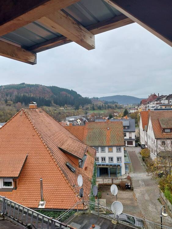 große Dachgeschoßwohnung mit Ausblick