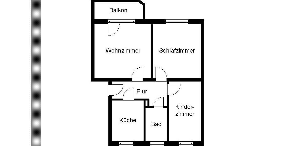 Etagenwohnung Weißenfels - 3 Zimmer, 66 m&sup2;, 450&euro; | Angebot:26618128