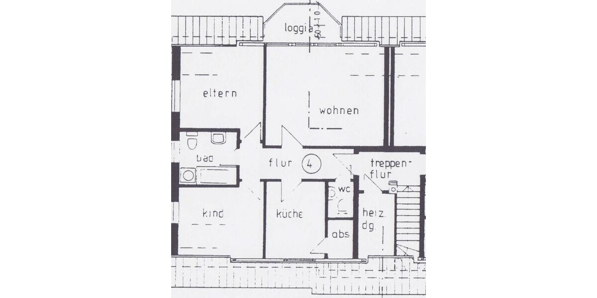 Etagenwohnung Bad Zwischenahn - 3 Zimmer, 70 m&sup2;, 720&euro; | Angebot:24950753