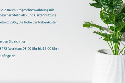 Wohnung Eilsleben - 2 Zimmer, 50 m&sup2;, 550&euro; | Angebot:25569002