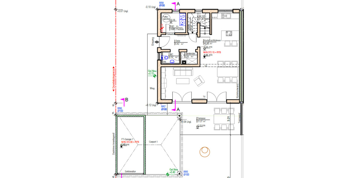Doppelhaushälfte Aiterhofen - 4 Zimmer, 125 m&sup2;, 1.390&euro; | Angebot:25853602