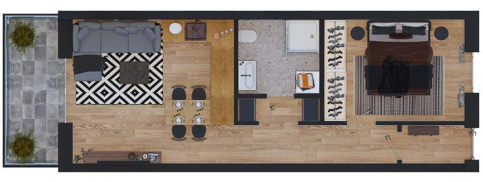 Etagenwohnung Mallersdorf-Pfaffenberg Mallersdorf - 2 Zimmer, 56 m&sup2;, 590&euro; | Angebot:25032978