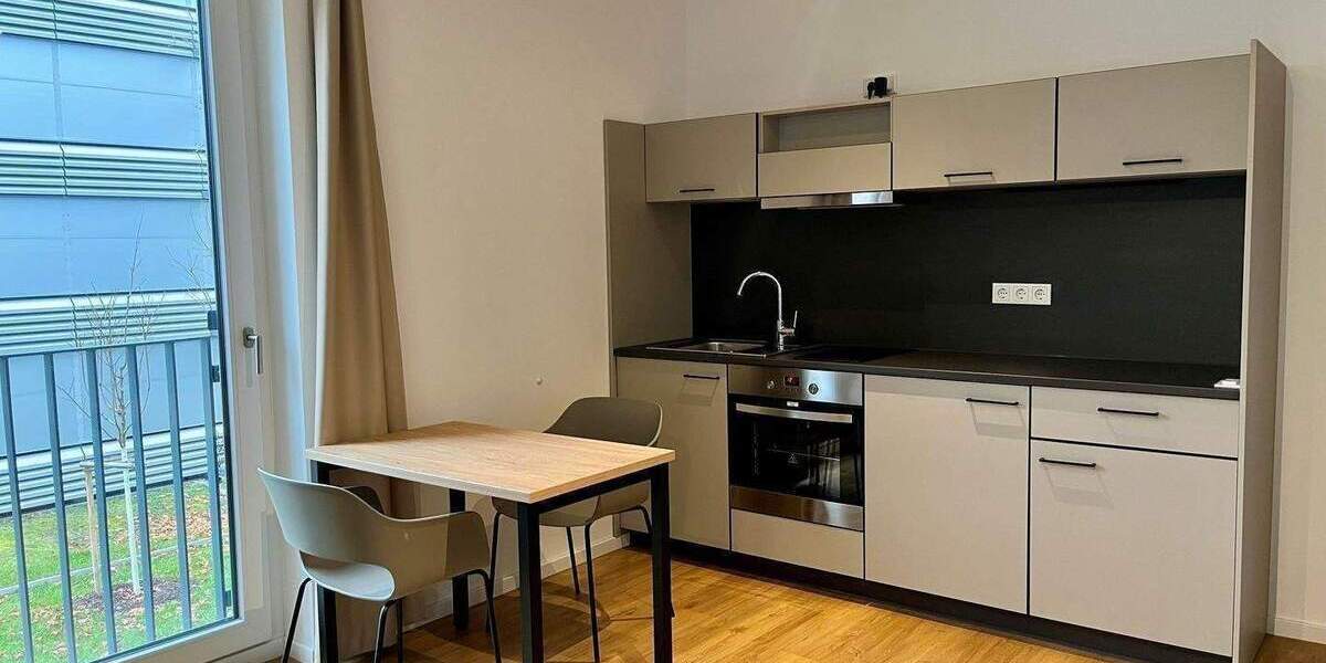 Helle, möblierte 1-Zimmer-Neubau-Wohnung mit Balkon! 1 zimmer