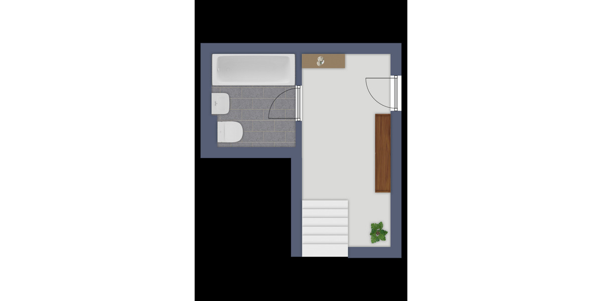 Etagenwohnung Wiesbaden Mitte - 2 Zimmer, 100 m&sup2;, 1.200&euro; | Angebot:24694226