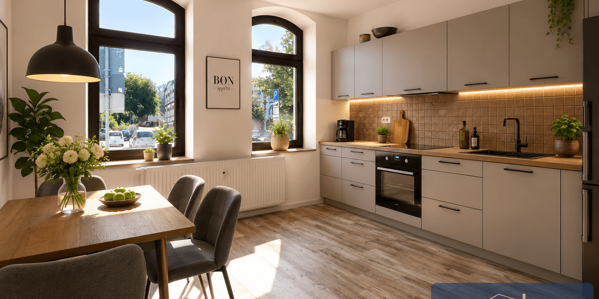 Etagenwohnung Thum - 4 Zimmer, 77 m&sup2;, 400&euro; | Angebot:27024964