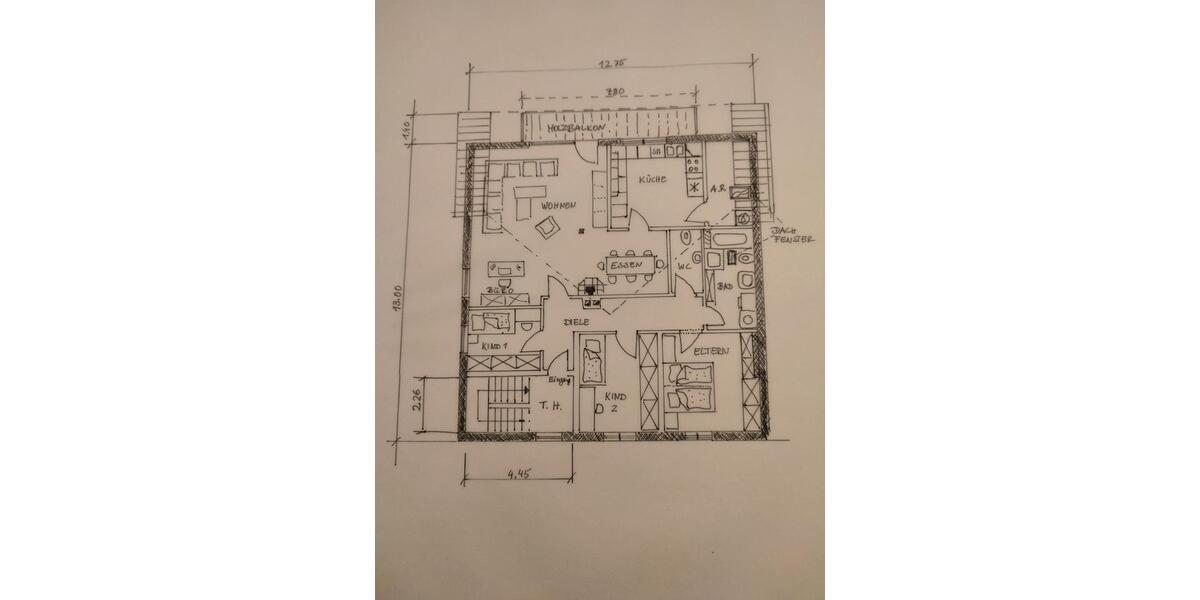 Etagenwohnung Hundsangen - 4 Zimmer, 140 m&sup2;, 1.200&euro; | Angebot:26230359
