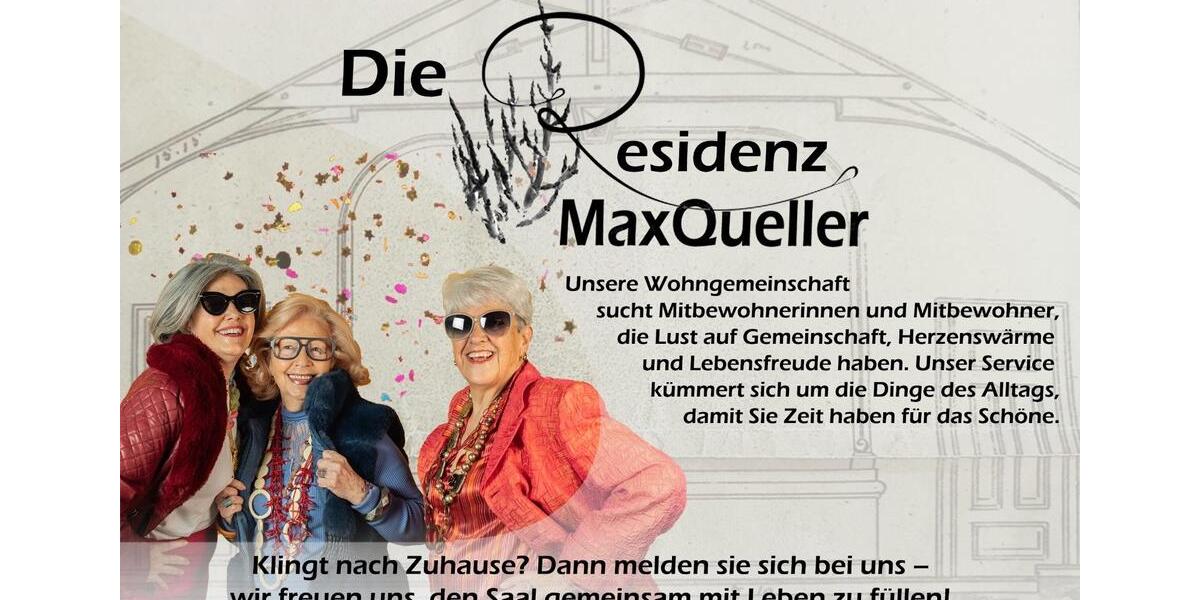 Zimmer in Seniorenwohngemeinschaft Residenz Maxqueller 4 zimmer