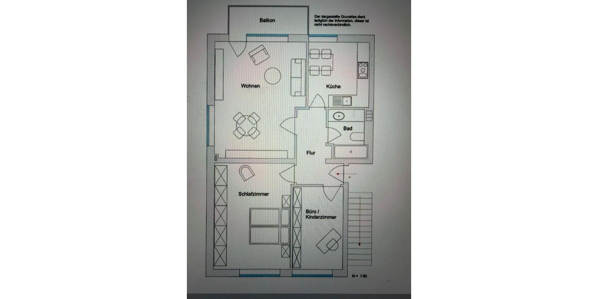 Etagenwohnung Mönchengladbach Süd - 3 Zimmer, 78 m&sup2;, 702&euro; | Angebot:26689270