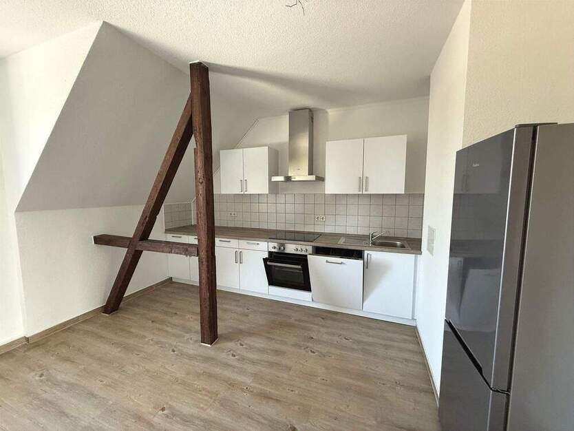 Wohnen im Dachgeschoss - 3 Zimmer- EBK - zwei Bäder