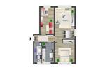 Etagenwohnung Chemnitz Kapellenberg - 3 Zimmer, 56 m&sup2;, 290&euro; | Angebot:26842194