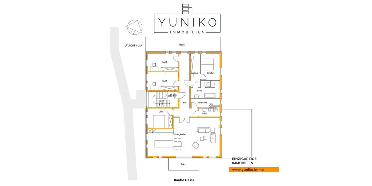Etagenwohnung Celle Altenhagen - 5 Zimmer, 176 m&sup2;, 2.250&euro; | Angebot:26665121
