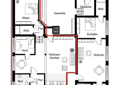 3-Raum-Wohnung: zentral und ruhig
