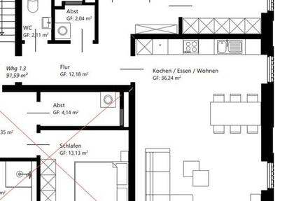 3 Zimmer Wohnung zimmer