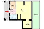 Etagenwohnung Flensburg - 1.5 Zimmer, 44 m&sup2;, 390&euro; | Angebot:25250123