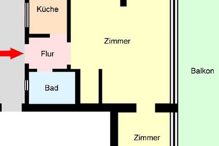 Wohnung Flensburg - 1.5 Zimmer, 44 m&sup2;, 390&euro; | Angebot:25250123