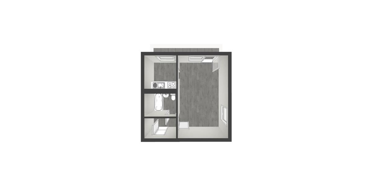 Dachgeschoßwohnung Zerbst (Anhalt) - 1 Zimmer, 37 m&sup2;, 223&euro; | Angebot:24783345