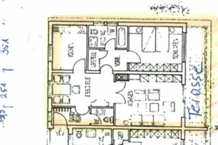 Möblierte, gepflegte 2,5-Raum-Hochparterre-Wohnung mit Terrasse zimmer