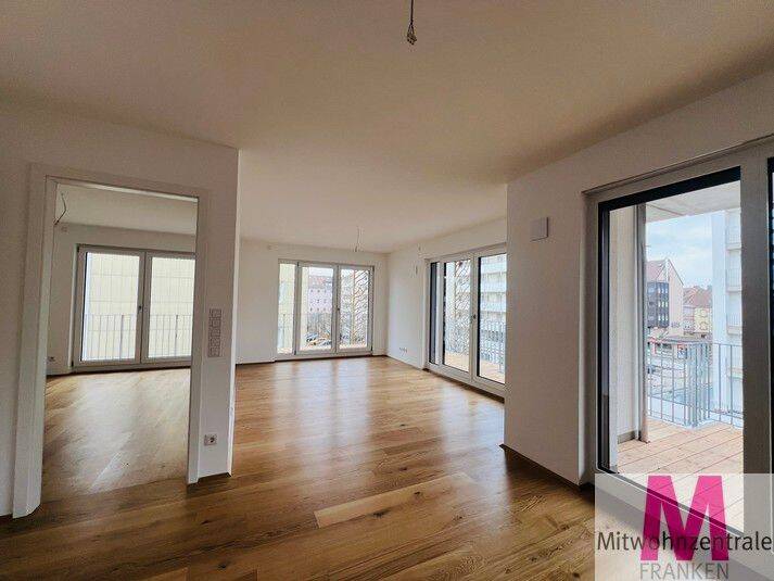 Exklusiver Erstbezug Lichtdurchflutete 2-Zimmer-Wohnung im modernen Neubau im Herzen Nürnbergs
