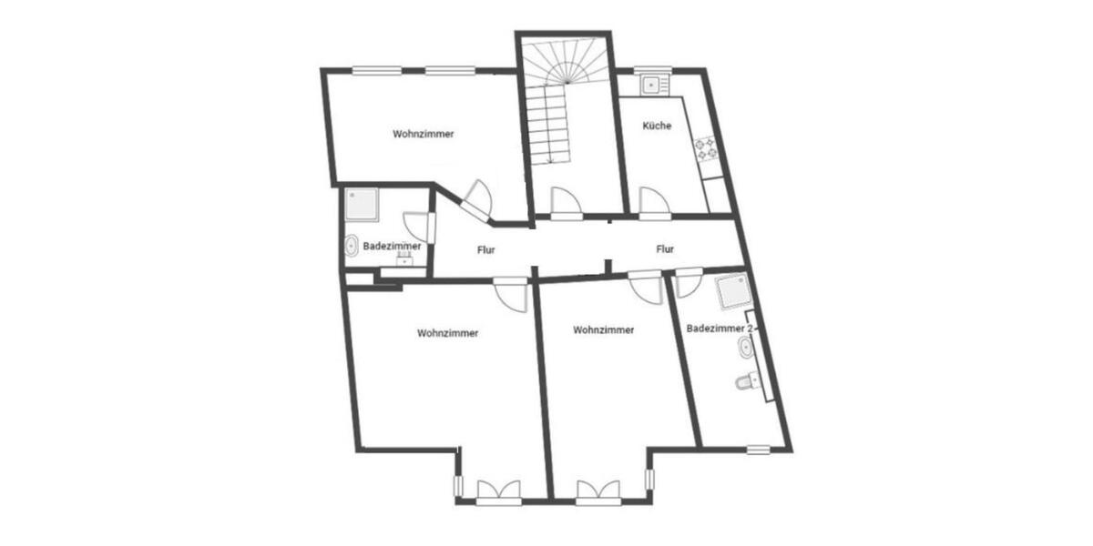 Dachgeschoßwohnung Grabow - 3 Zimmer, 78 m&sup2;, 660&euro; | Angebot:24924503