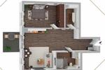 Erdgeschoßwohnung Lingen (Ems) - 2 Zimmer, 77 m&sup2;, 950&euro; | Angebot:26345890