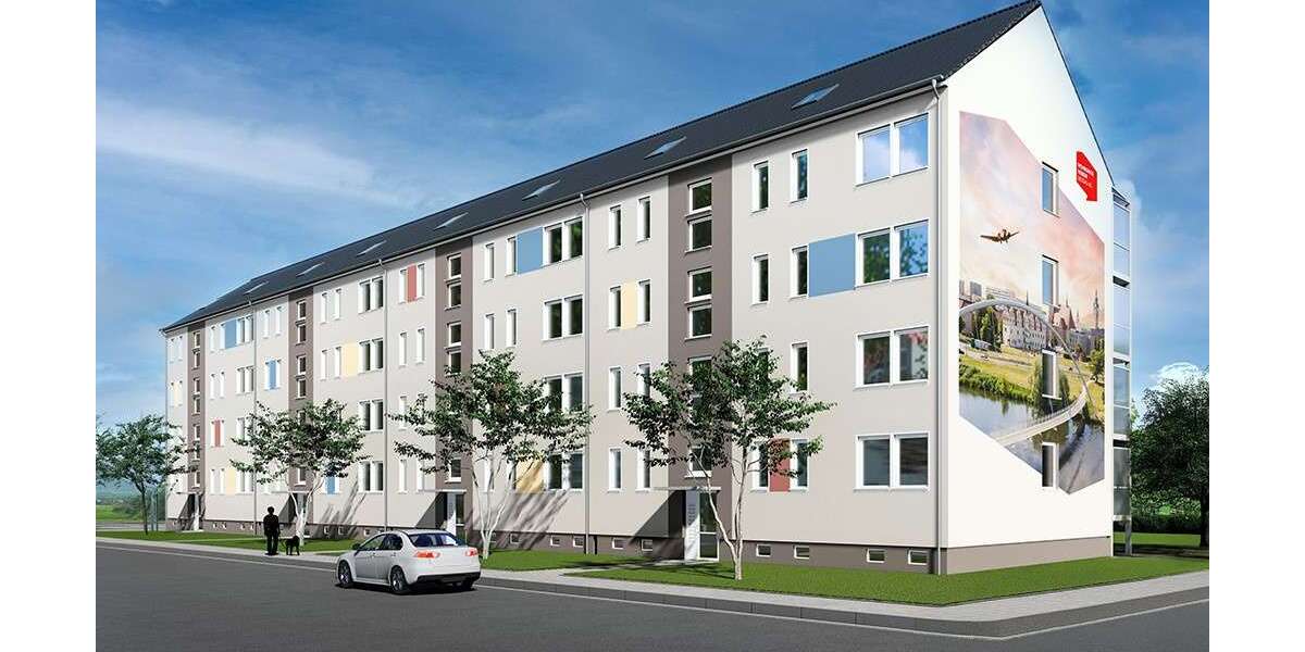 Etagenwohnung Dessau-Roßlau Roßlau - 3 Zimmer, 59 m&sup2;, 490&euro; | Angebot:26794149