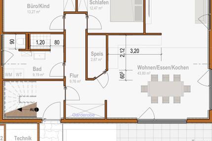 Wohnung Mietingen - 3 Zimmer, 98 m&sup2;, 1.290&euro; | Angebot:27611780