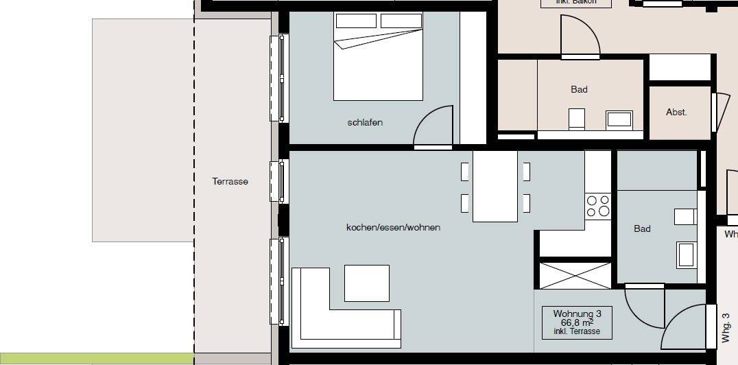 Etagenwohnung Schlitz - 2 Zimmer, 66 m&sup2;, 650&euro; | Angebot:26228538