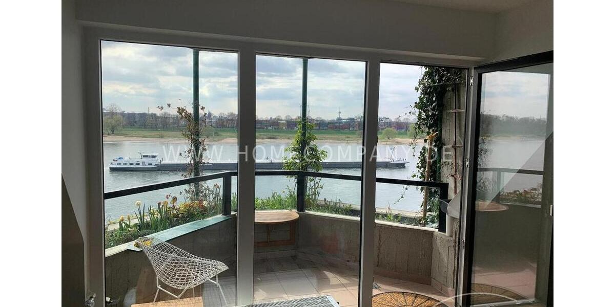 Möblierte Maisonette-Wohnung mit atemberaubendem Rheinblick in Köln-Stammheim! 2 zimmer