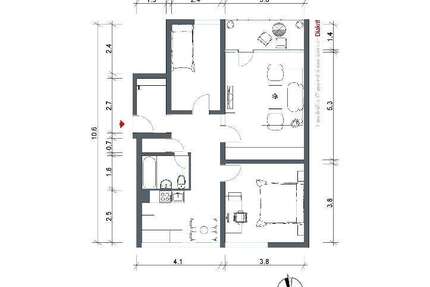 Wohnung Kreuztal - 3 Zimmer, 75 m&sup2;, 389&euro; | Angebot:26750255