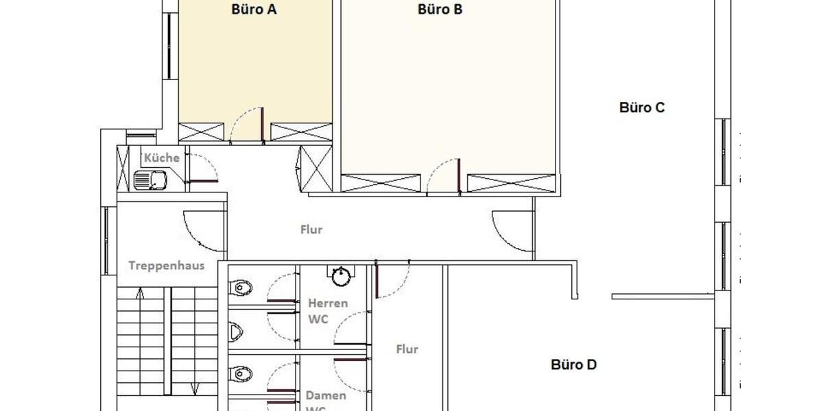 Schöne Bürofläche in guter Lage zimmer