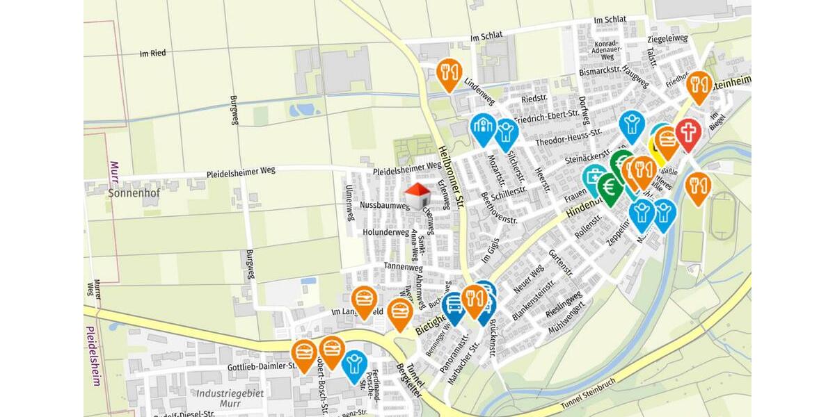 Etagenwohnung Steinheim an der Murr - 3 Zimmer, 76 m&sup2;, 850&euro; | Angebot:25570120