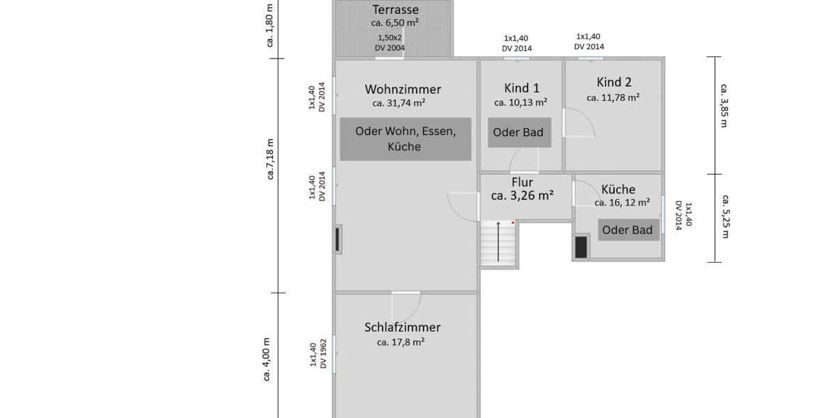 Etagenwohnung Birstein - 1 Zimmer, 90 m&sup2;, 800&euro; | Angebot:25368726