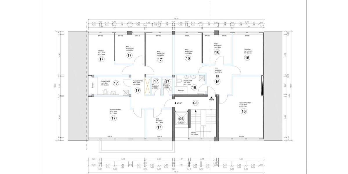 Etagenwohnung Mönchengladbach Süd - 4 Zimmer, 83 m&sup2;, 1.600&euro; | Angebot:23820433