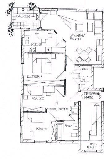 Etagenwohnung Konz - 4 Zimmer, 92 m&sup2;, 880&euro; | Angebot:26696682