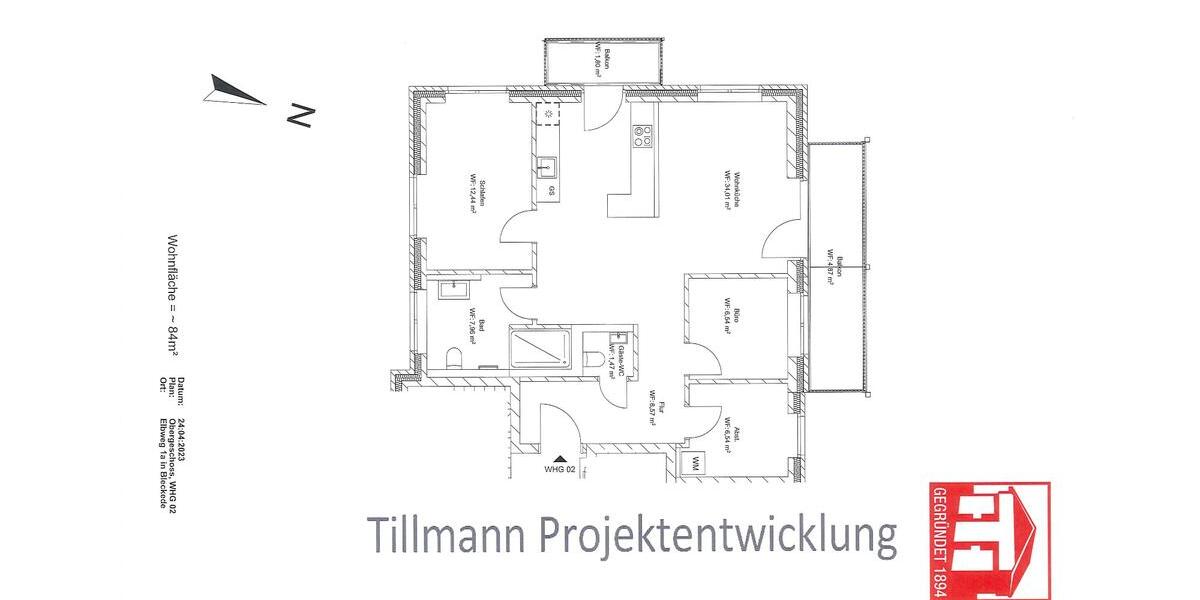 3 Zimmer Wohnung direkt am Elbdeich 4 zimmer