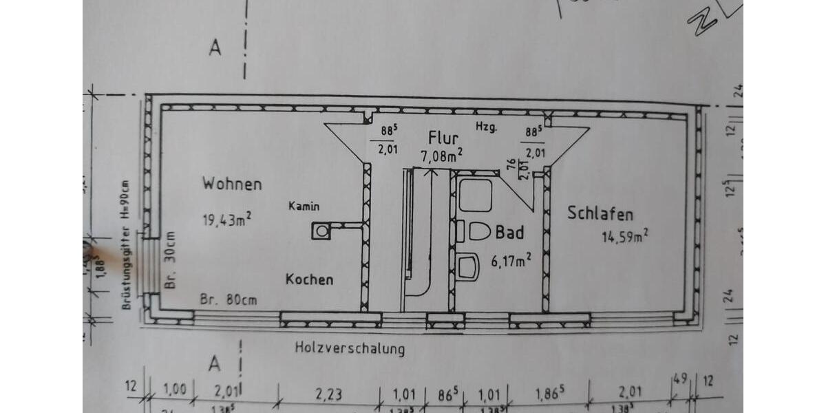 Etagenwohnung Dargun - 3 Zimmer, 75 m&sup2;, 450&euro; | Angebot:24782741
